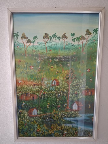 Quadro paesaggio tropicale con